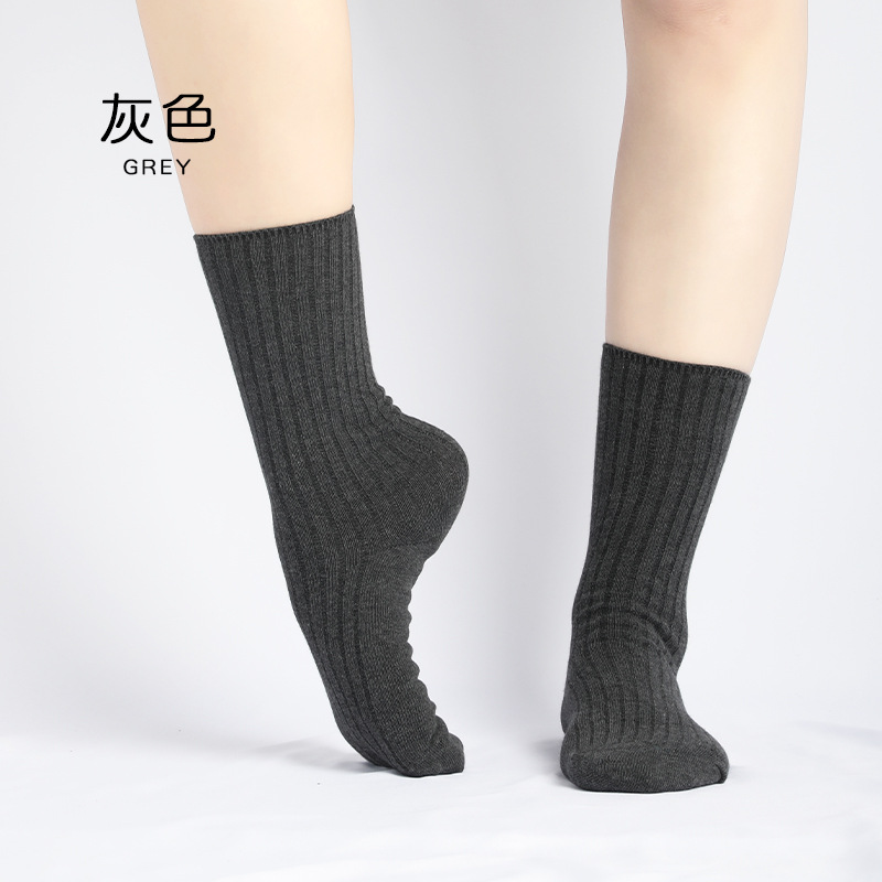 Suministro directo de fábrica de calcetines de baile modernos, calcetines de yoga para hombres y mujeres de interior de tubo medio, calcetines de algodón, calcetines de ejercicio clásicos, calcetines de ballet