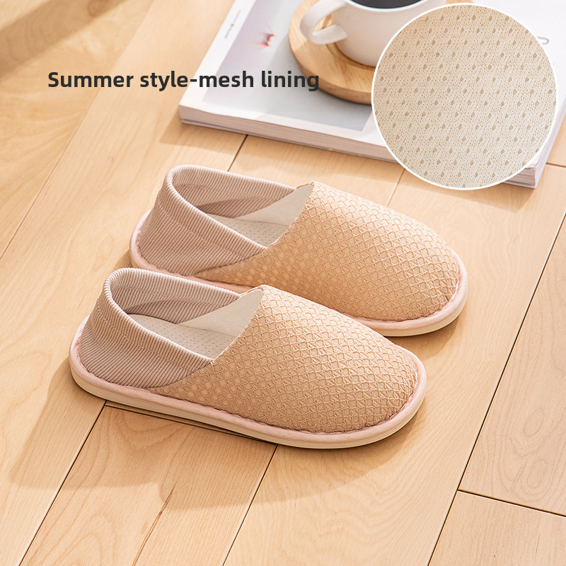 Yuezi Shoes Spring and Autumn Bag Heel Postpartum Pregnant Women's Shoes Autumn and Winter Pure Cotton Soft Bottom Breathable Indoor Maternal Home Cot_voghion.com