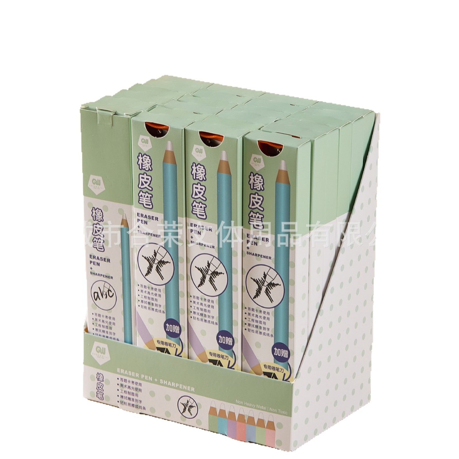 Eraser lápiz en forma de lápiz borrado sin rastros borrado sin escombros borrado lápiz borrado de dibujo de arte resaltado