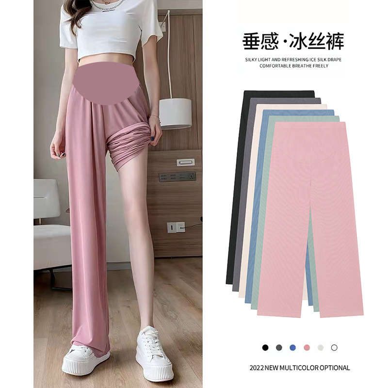 Summer silk trousers