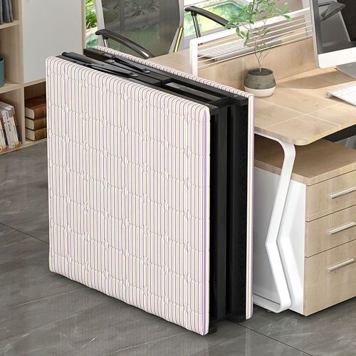 Folding sheet single bed home office lunch bed economical rental house simple bed portable iron bed wooden bed