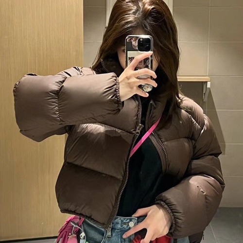 Women's Short Winter Down Padded Coat 2024 New Thick Snuggly Bread Coat Western European Ins Down Jacket Outerwear