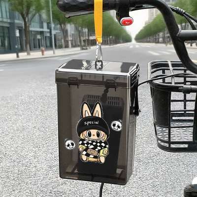 Dog Electric Vehicle Charger Waterproof Other Electric Vehicle Accessories - black-yellow-webbing-hook-black-and-white-fabric