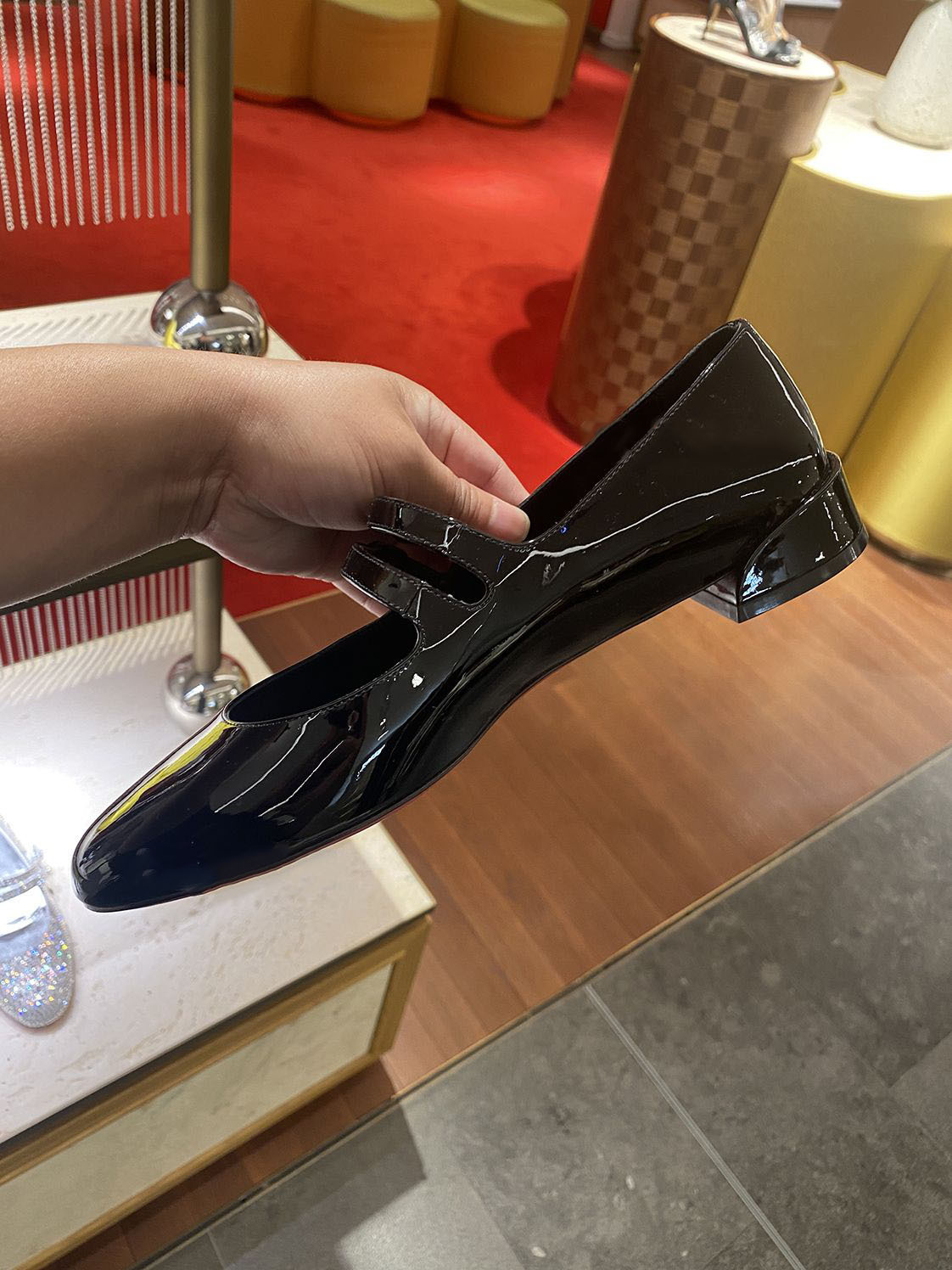 Black [heel height 3cm] / 35