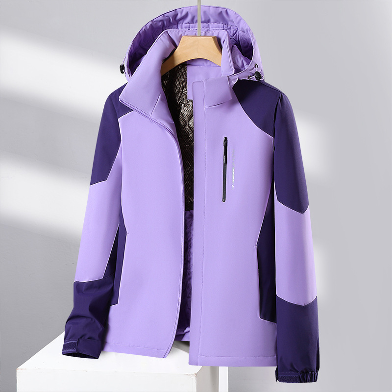 2025冲锋衣情侣石墨烯内里加厚冬季防寒保暖防风防水户外登山服情