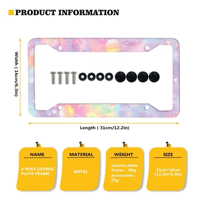 Amazon Girl Fashion Car Exterior License plate holder/license plate holder - 791718z96-1