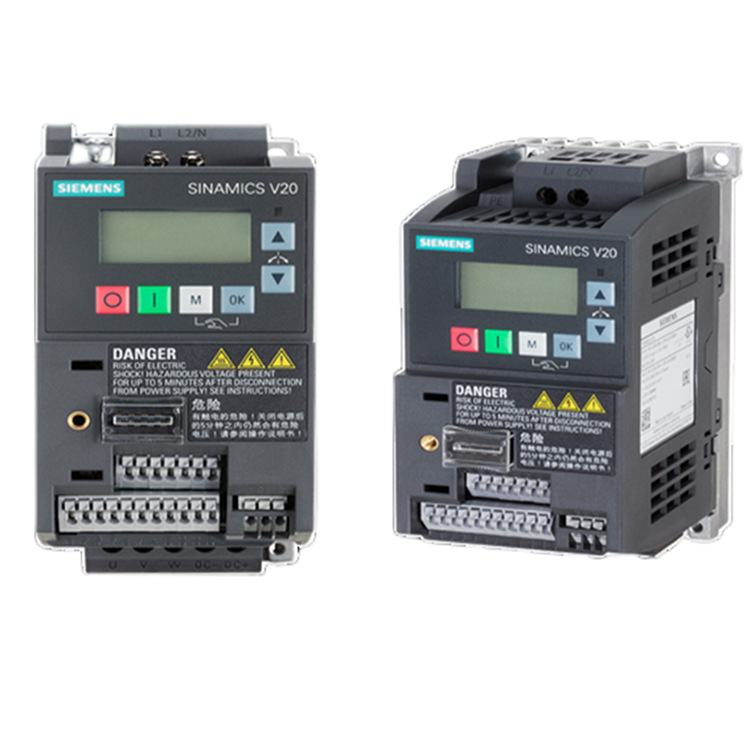 西门子V20变频器0.12KW 1AC 220V 无滤波器 6SL3210-5BB11-2UV1