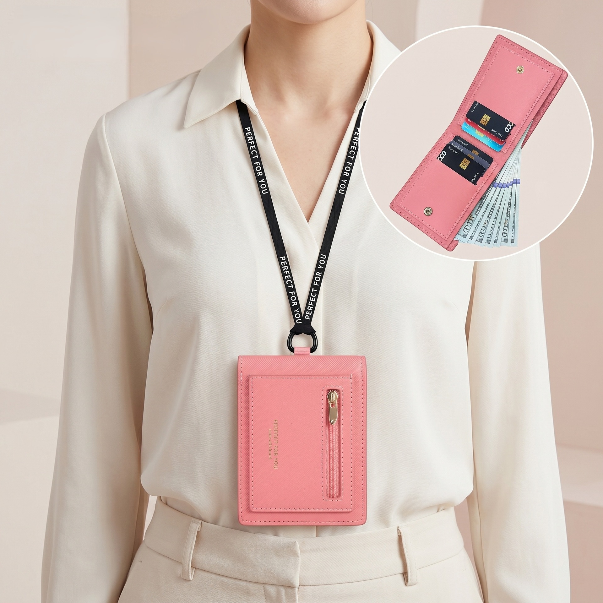 Universal light and thin wallet