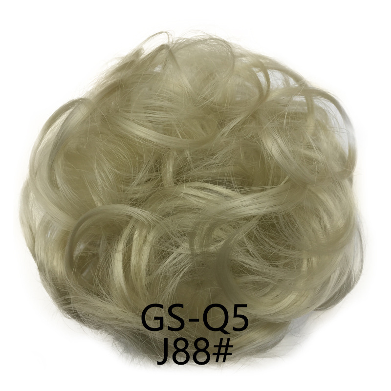 Europa y los Estados Unidos pelucas anillo de pelo de bolas cabeza cuerda elástica peludo natural peludo peludo transfronterizo