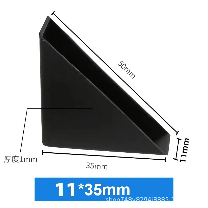 Embalaje de muebles triángulo anticolisión protección de esquina de plástico vidrio mármol protección de esquina de plástico fabricante