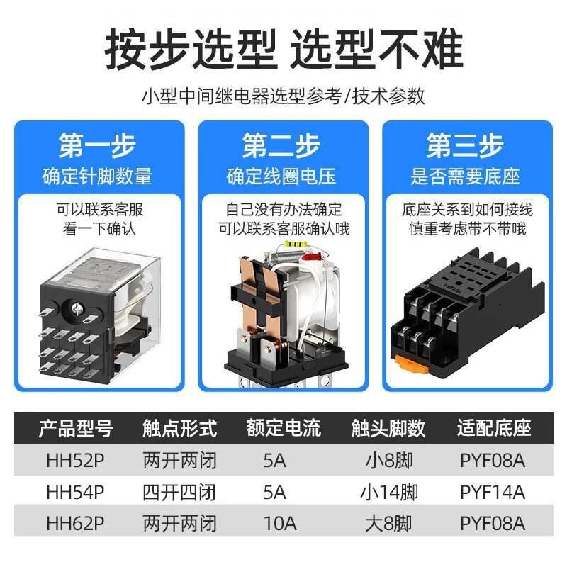 Электромагнитное реле 24V, 12V, 220V