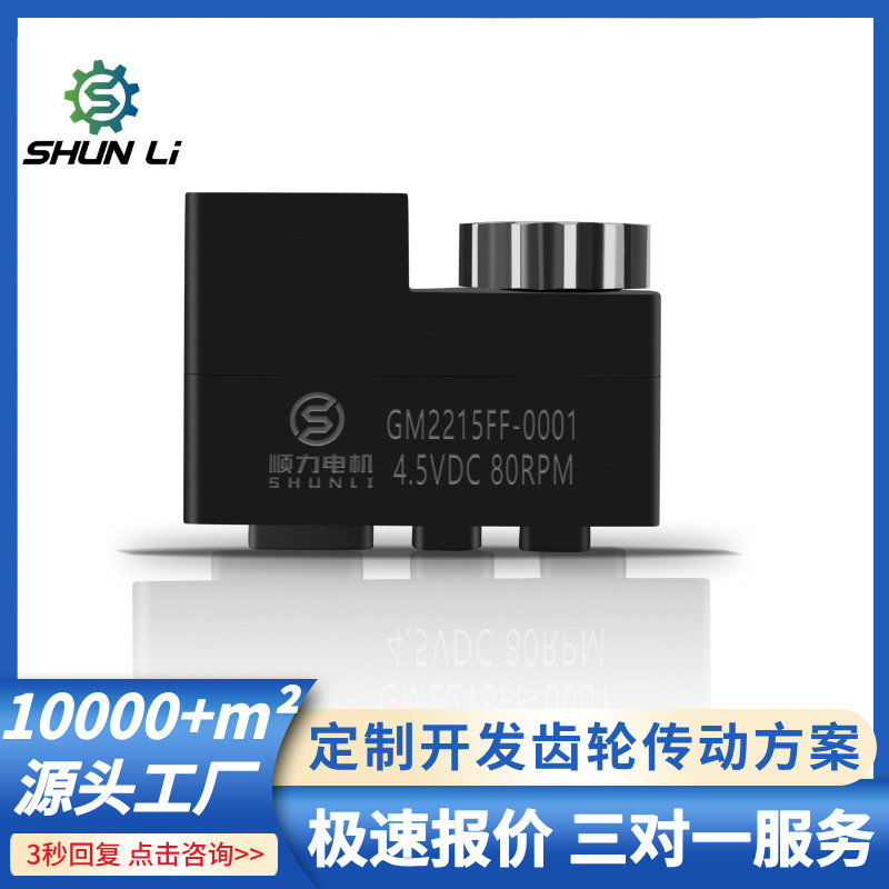 厂家直销2215美标智能锁电机舵机自动门锁微型电机齿轮箱减速马达