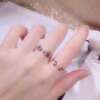 Douyin Tingled Couple Titanium Steel Ring Life Loves Creative Creative Personal Ring Single Personality Two -in and One Ling