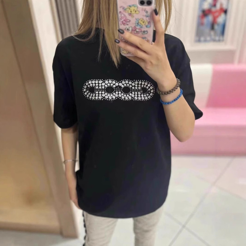 Long-Term High-Quality Goodbrand Combination Color Short-Sleeved T-Shirts for Men and Women Couples