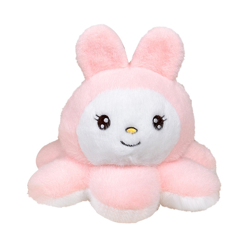 El mismo estilo de celebridad de Internet lindo muñeco de pulpo flip divertido Kapibala flip convertido en un conejito peluche al por mayor