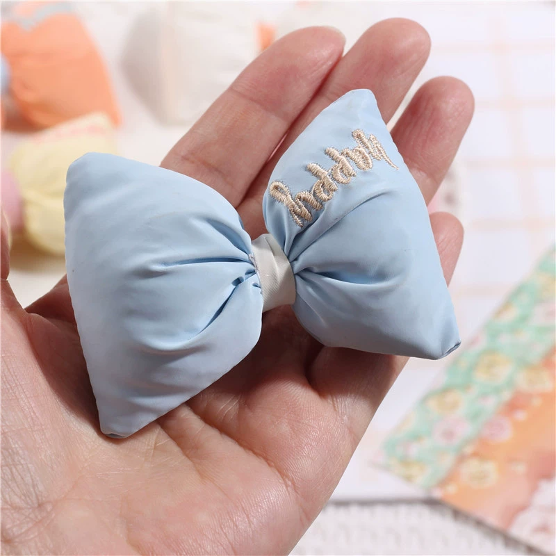 Весна-лето трёхмерная ткань handmade, аксессуары-бант, аксессуар для волос, вышивка, DIY