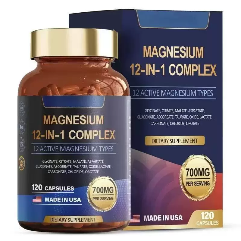 [TK热销新品镁复合物12合1胶囊Magnesium12IN1complex甘氨酸镁]