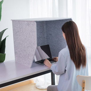 Home Recording Studio Simple Desktop Eliminating Mixed Room with Himalayan Sound Book Recording Desk Baffle