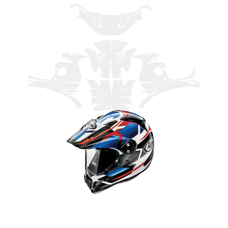 Motuoche For TOUR-CROSS 3 Helmet Film Motorcycle Scratch-Resistant Protective Film (Auto Parts and Accessories) - standard-tpu7-glossy-leave-helmet-size