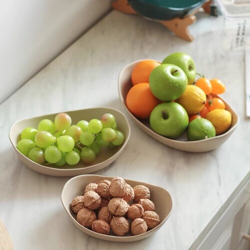 Multi-layer fruit tray rack wooden double-layer fruit storage and drainage fruit plate wooden stand cake dry bamboo wood stand