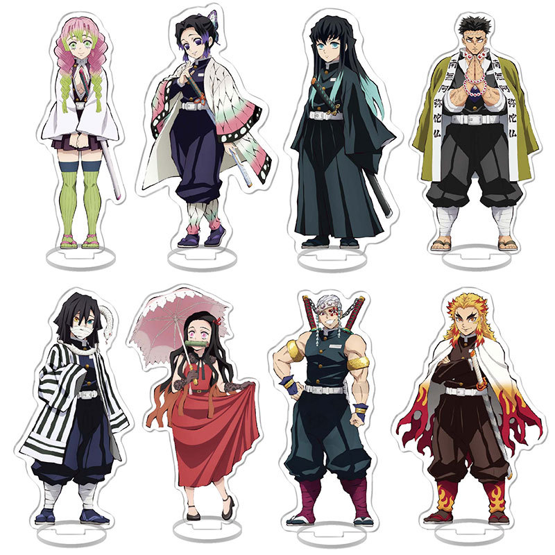 灶門炭治郎灶門禰豆子 動漫周邊亞克力立牌桌面擺件學生校園飾品