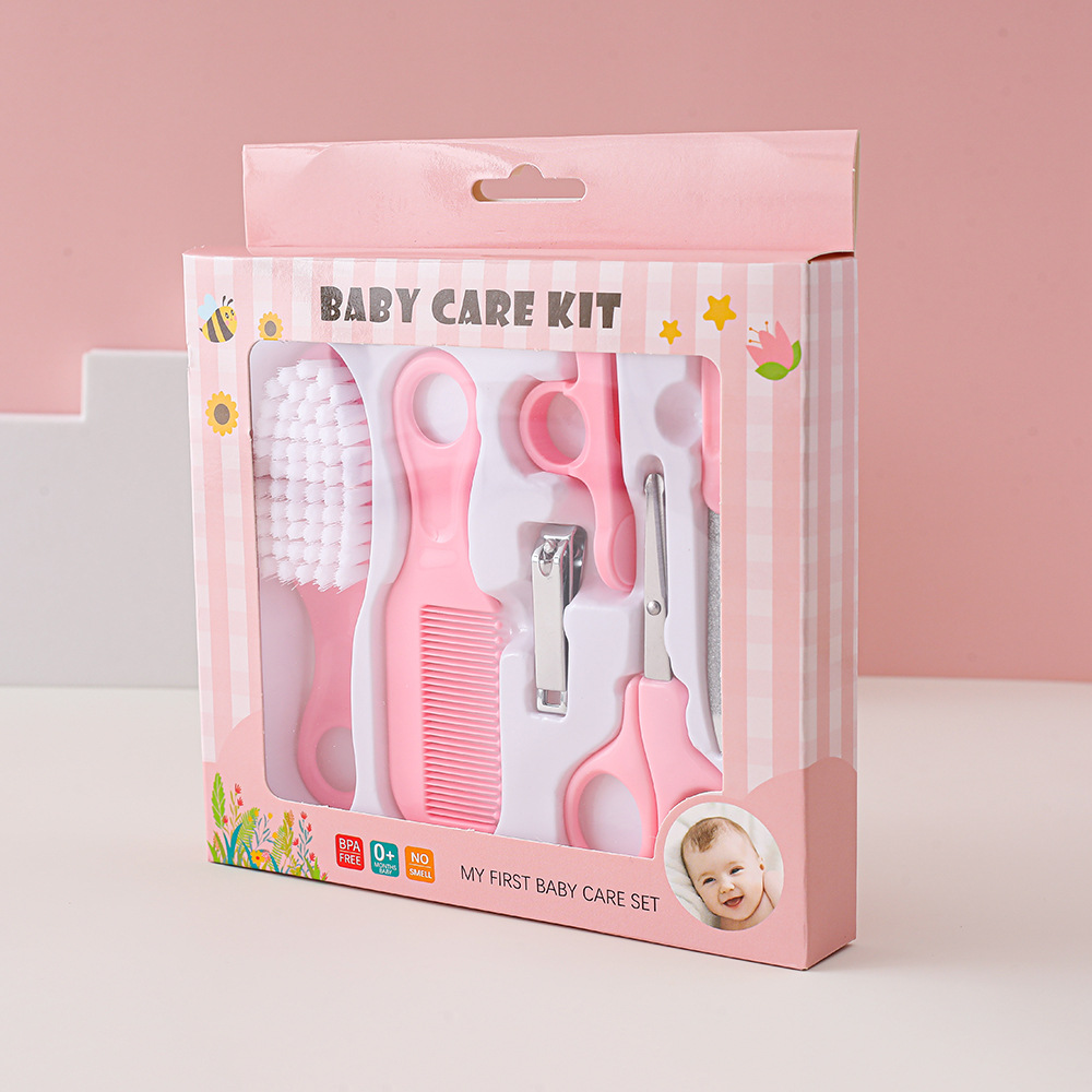 Set de Seis Piezas para el Cuidado del Bebé, Productos para el Cuidado del Bebé, Set de Peine y Cepillo, Set de Cortauñas para Bebé