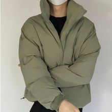 vibe风潮立领棉服男款冬季加绒加厚美式外套高街保暖面包服棉衣