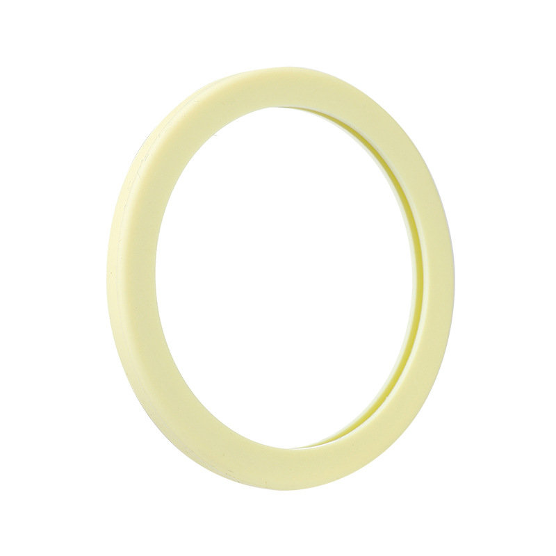 Silicone small round mirror [yellow] 6*6cm