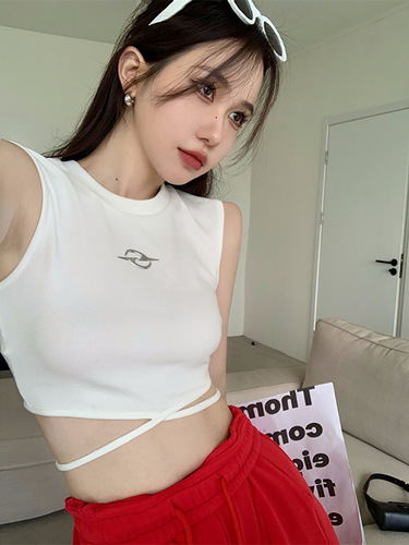 Sleeveless Lace-Up Camisole for Women, 2025 Summer Style—Fierce & Chic Design That Slims and Flatters Your Figure