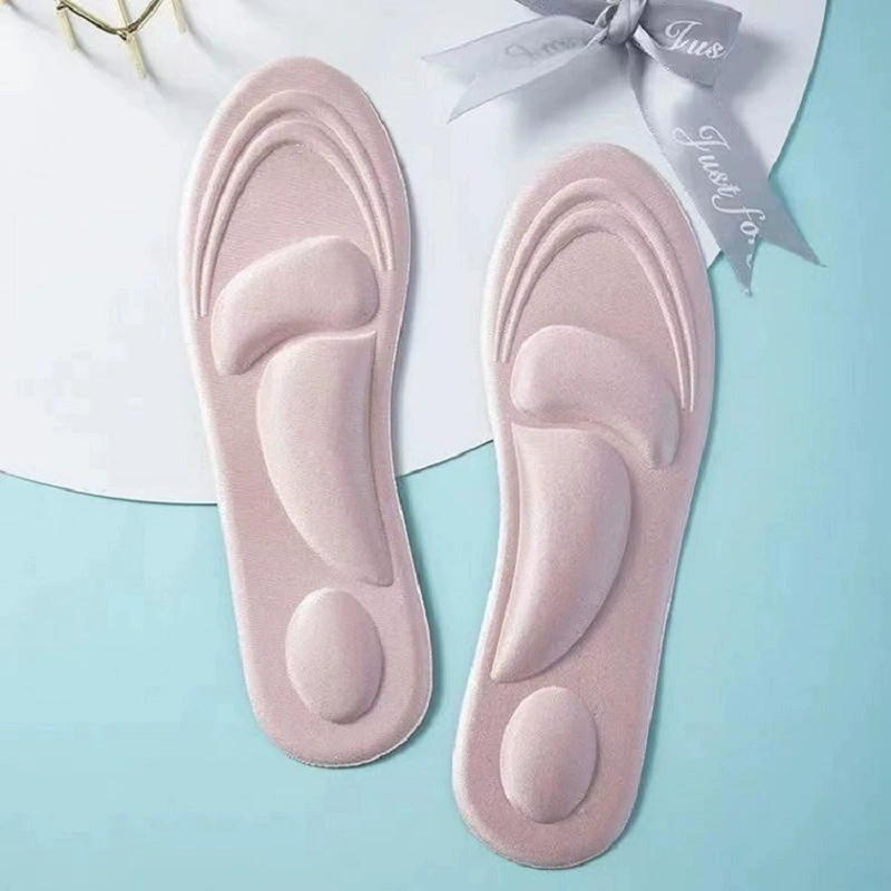 4D Длинные не уставшие спортивные стельки Дышащие стельки с арками для ног Мужские амортизирующие супер мягкие военные тренировочные декомпрессионные артефакты утолщенные