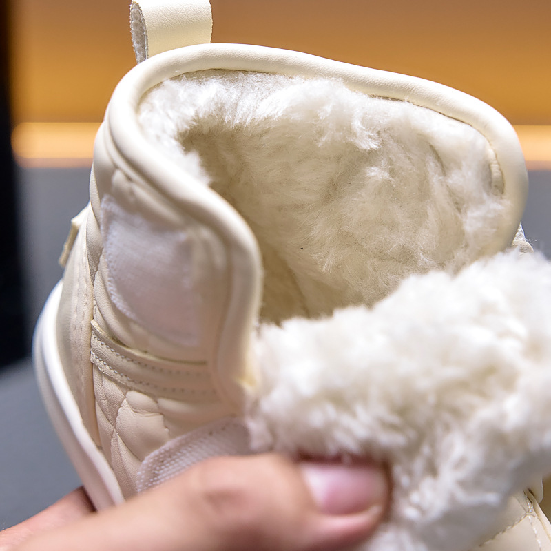 Botas de nieve para niños 2026 invierno nuevos zapatos de bebé antideslizantes, impermeables y gruesas botas de algodón a prueba de frío para niños image 4