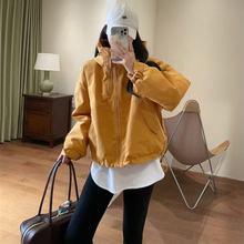 山系洋气90白鸭绒三防连帽冲锋衣羽绒服加厚外套女冬S1013C