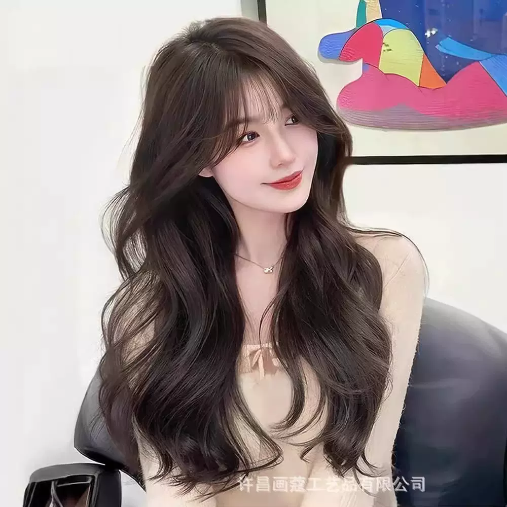 【免醒发】画蔻假发女抖音同款网红新升级5.0超大头皮长卷发头套