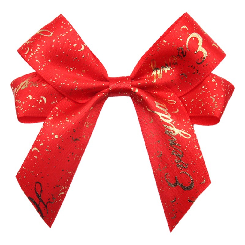 Tianyi Mei 2,5 cm Cinta de Oro Día de San Valentín cinta arco decoración de vacaciones regalo arco