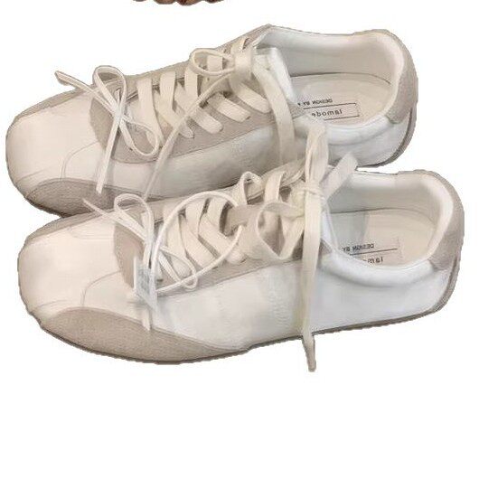 Girly Bow White sneaker Women's Spring New Casual Lace Forrest Gump Shoes Women's Shoes