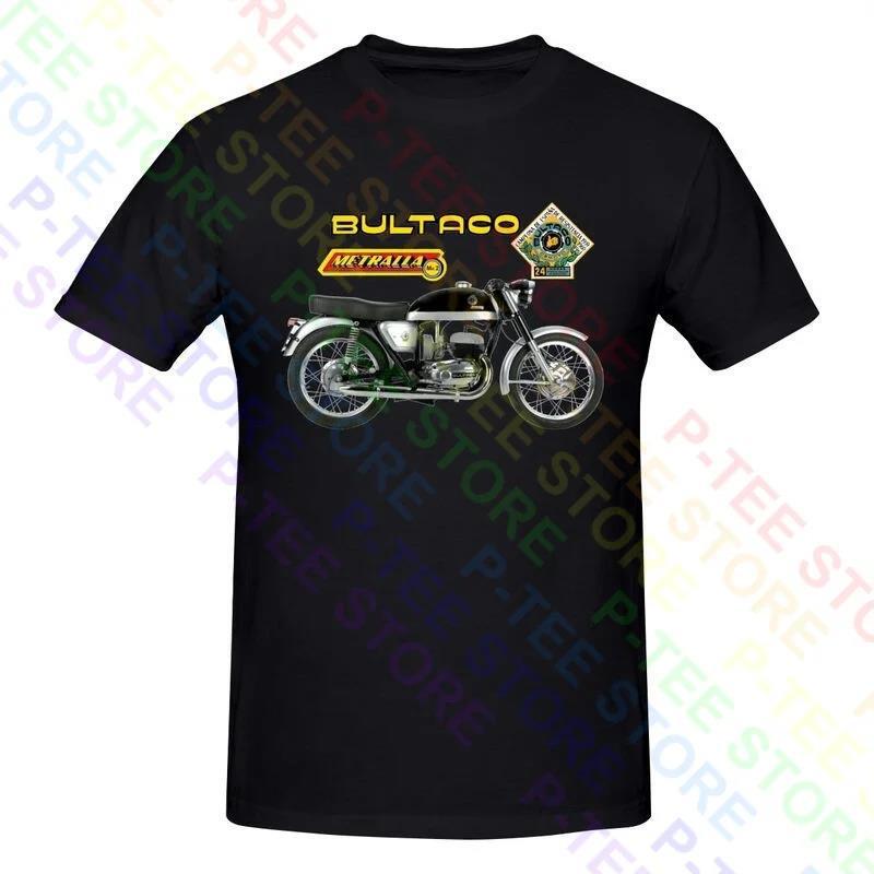 Bultaco Metralla Mk2 Motorcycle Shirt T-Shirt Cool Trend Natural
