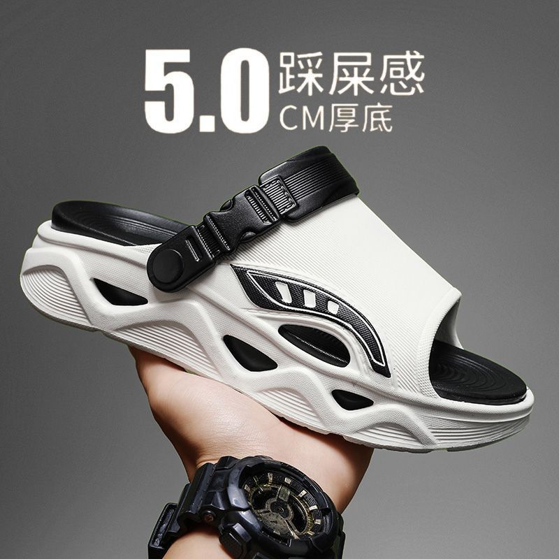 Bantaole Student Sandals Men's Summer 2025 New Outer Wear Dual-Purpose Beach Sandals Non-Slip Thick-Soled Sports Hot Style