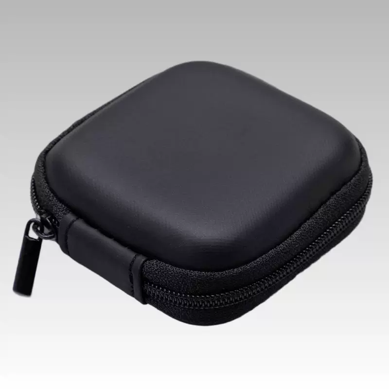 PU拉链 厂家供应eva防压抗摔收纳数据线包装盒方形耳机收纳包
