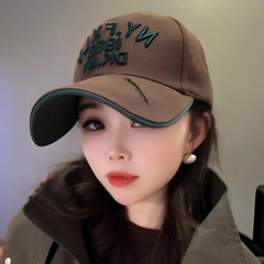 韓国版insファッショントレンドハードトップ野球帽子供のひさしが顔を覆っているアヒルの舌帽