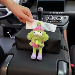 Bikini Bottom Ugly Fish avtomobil salfet qutusu, qoltuqaltı, yaradıcı interyer bəzəyi
