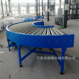 加密滚筒转弯输送机动力辊道传送带流水线环形滚筒输送设备可定制