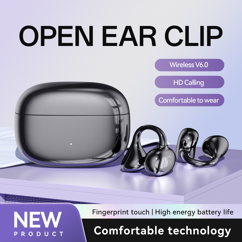 Cross-Border E-Commerce New Open-Style Bluetooth Headphones, Wireless, Long Battery Life, High-Quality Sound, Popular Clip-On Style, Factory Wholesale Cross-Border E-Commerce New Open-Style Bluetooth Headphones, Wireless, Long Battery Life, High-Quality Sound, Popular Clip-On Style, Factory Wholesale