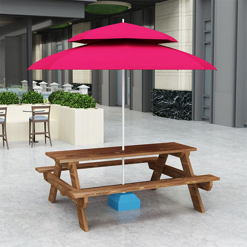 zsr outdoor table and chair combination milk tea barbecue shop courtyard outdoor canteen conjoined dining table and chairs with umbrella park solid wood