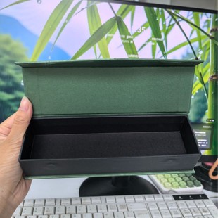 Flip Pen Box Rectangular Magnet Flip Box Neutral Ballpoint Pen Gift Box Logo Hot Silver Watch Gift Box Customization