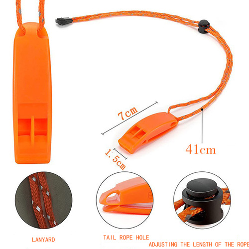 Outdoor first aid survival whistle dual frequency flood whistle dual frequency survival whistle anti-lost dolphin sound whistle