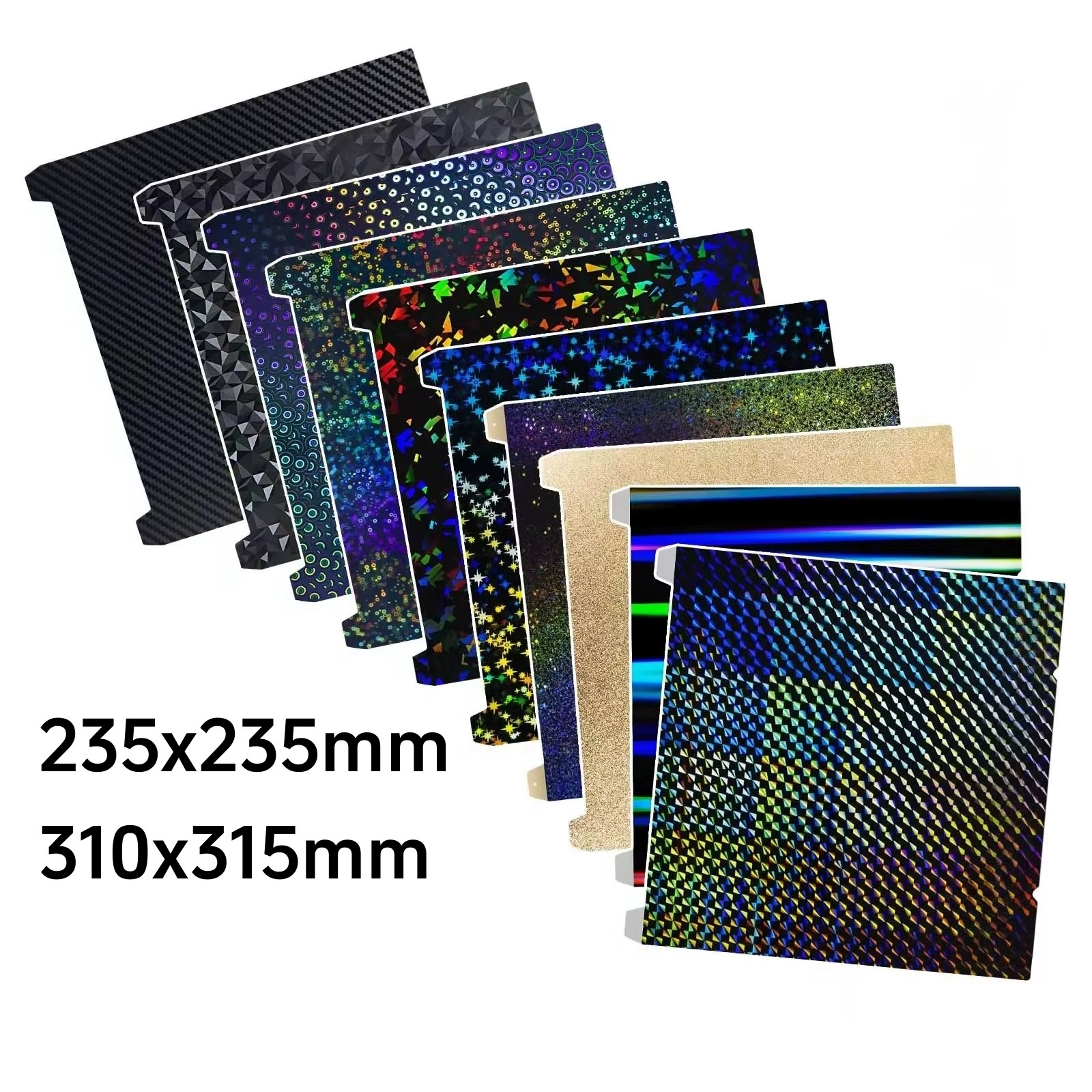 3D-принтер, двухсторонняя печать, нагреваемая платформа для печати, лист пружинной стали 235*235KI; обновленная версия 310*315KI