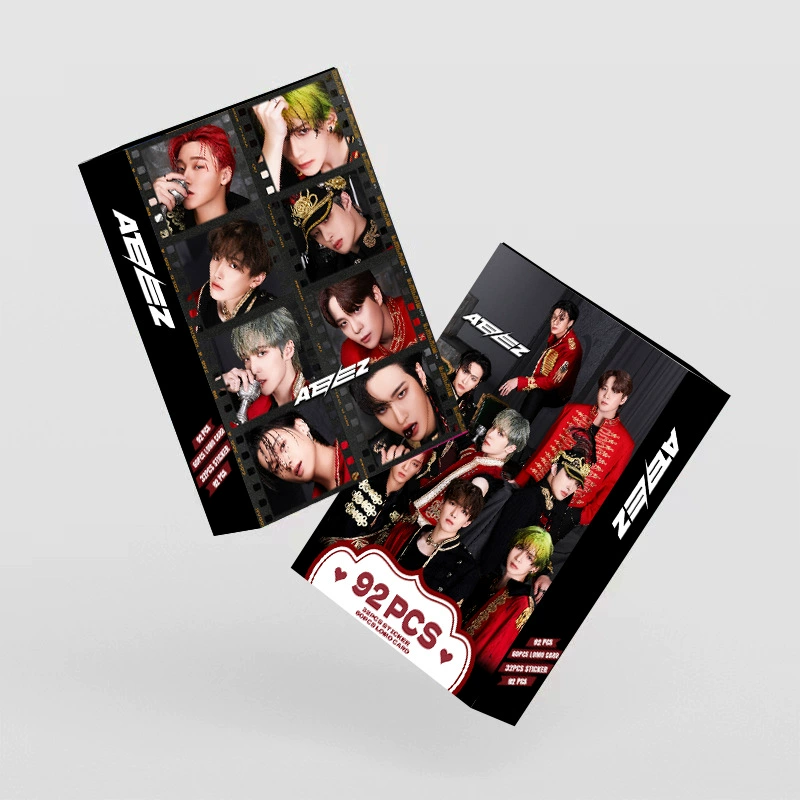 92 LOMO карта ATeez новая специальная двухсторонняя карта набор коллекция фото карта наклейки поддержочная карта