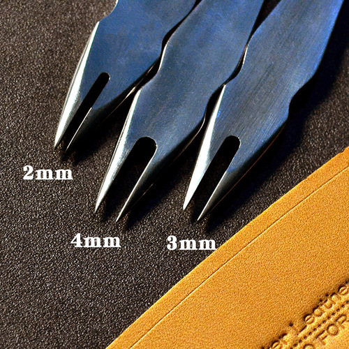 Stainless steel isometric gauge 35g spacing planning wire gauge handmade DIY leather goods making tool fixed and not shaking 4711