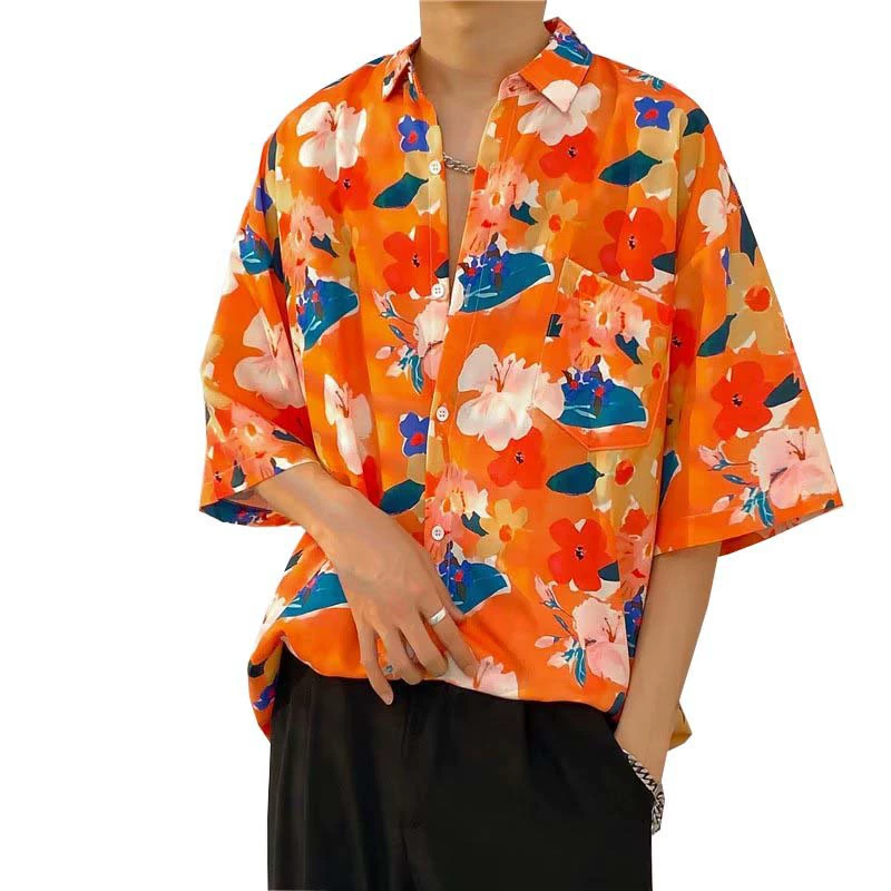 Retro design shirt for men and women, trend of season