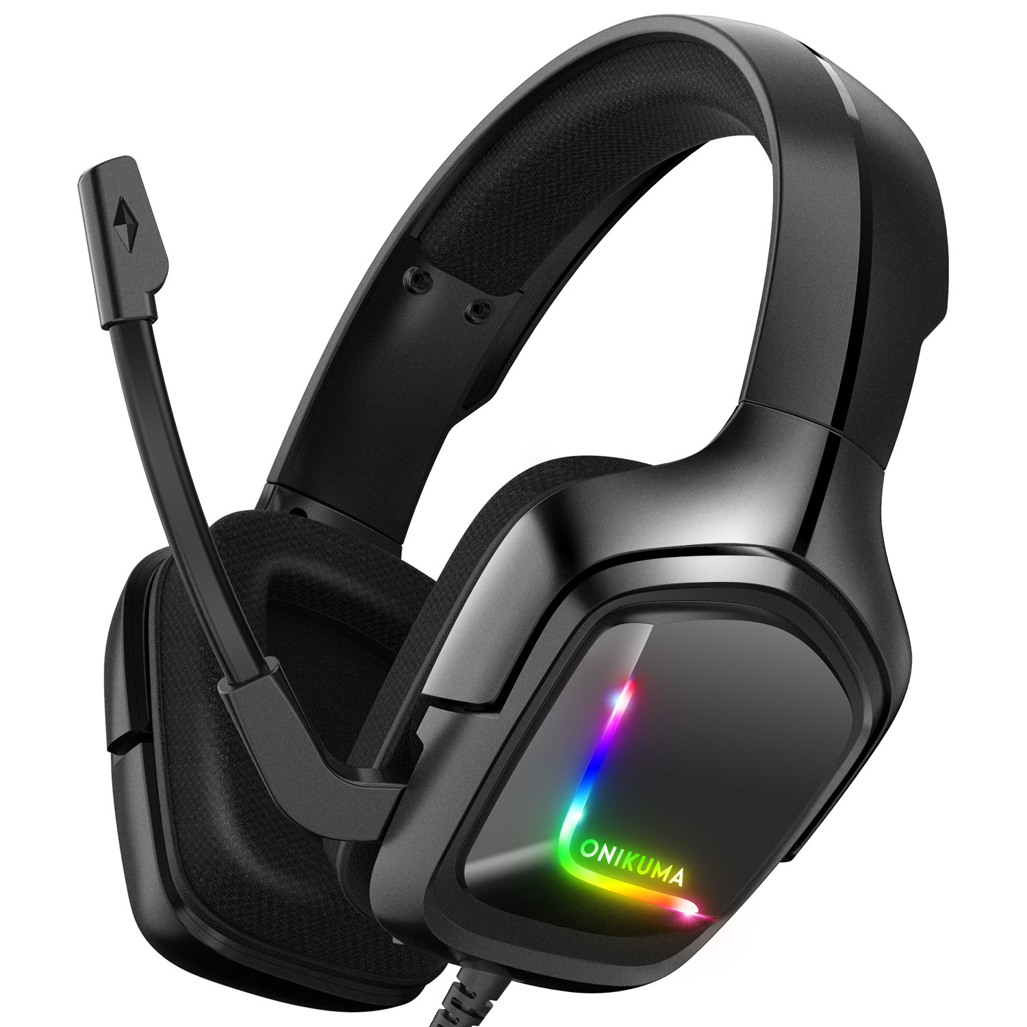 Explosivo transfronterizo ONIKUMA K20 auriculares para juegos de computadora luces coloridas PS4 deportes electrónicos comer auriculares de pollo